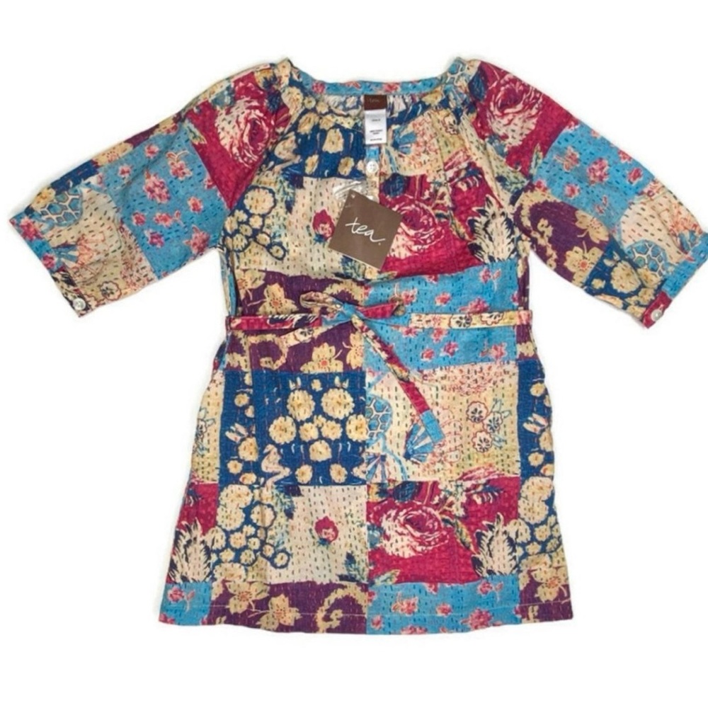 Tea Collection Patchwork Kantha Dress